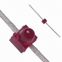 LED DOME 655NM RED DIFF AXIAL