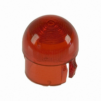 LAMP HARDWARE, PANEL MOUNT LED LENS FOR T-1 3/4 (5MM) LEDS - RED