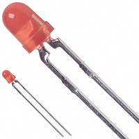 LED 3MM HIGH EFF DIFF ORANGE