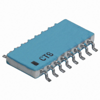 RES-NET ISO 2.2K OHM 16-PIN SMD