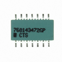RES-NET ISO 4.7K OHM 14-PIN SMD