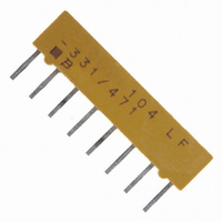Resistor Network,Thick Film,330Ohms,100WV,2+/-% Tol,-100,100ppm-TC,7808-Case