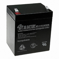 BATTERY SEALED LEAD ACID 12V 5AH