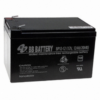 BATT SEALED LEAD ACID 12V 12AH