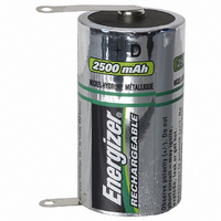 BATT NIMH D 1.2V 2500MAH W/TAB