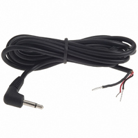 CABLE ASSY R/A 3.5MM MONO 6'