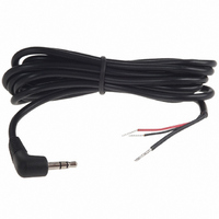 CABLE ASSY R/A 3.5MM STEREO 6'