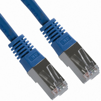 CABLE CAT 6 DBL-SHIELDED BLU 15M