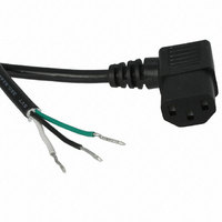 CORD SJT 18AWG 3COND 2M BLACK