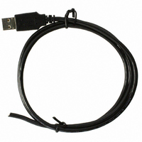 CBL USB A-BLUNT CON 3' 28/28 AWG