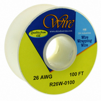 WIRE KYNAR INS 26AWG WHITE 100'