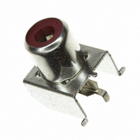CONN RCA JACK METAL R/A RED SMD