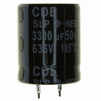 CAP 3300UF 50V ALUM SNAP-IN