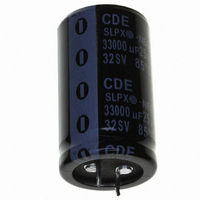 CAP 33000UF 25V ALUM SNAP-IN