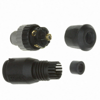 CONN PLUG MALE M12 5POS 6MM