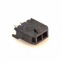 PLUG & SOCKET CONNECTOR, HEADER, 2POS, 3MM