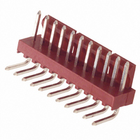 WIRE-BOARD CONN, HEADER, 11POS, 2.54MM