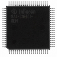 IC MCU 16BIT 64KB OTP MQFP-80-1