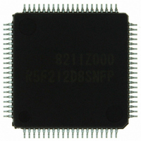 IC R8C/2D MCU FLASH 64KB 80-LQFP