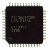 IC H8S/2138 MCU FLASH 80TQFP