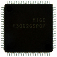 IC M16C/62P MCU ROMLESS 100LQFP