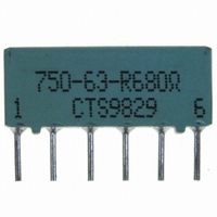 RES-NET 680 OHM 6PIN 3RES