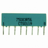 RES-NET 56 OHM 8PIN 4RES