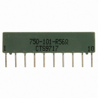 RES-NET 56 OHM 10PIN 9RES