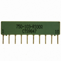 RES-NET 330 OHM 10PIN 5RES