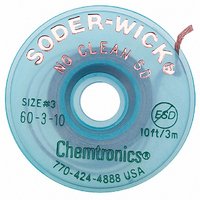 SOLDER-WICK NO-CLEAN .080" 10'