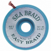 SEA BRAID ANTISTAT GRN .075"X 5'