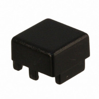 SWITCH CAP 12.5MM SQ PLASTIC BLK