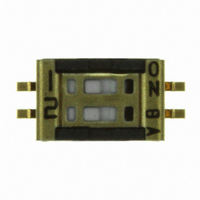 SWITCH DIP SLIDE 2-POS SMD 1MM