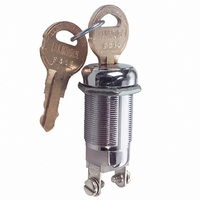 SWITCH KEYLOCK SPST ON-OFF 1A