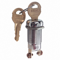 SWITCH KEYLOCK SPST ON-OFF 5A