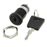 SWITCH KEYLOCK 16MM KEYCODE 010