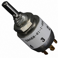 Rotary Switch, Standard, 1/8" Shaft, 60&deg