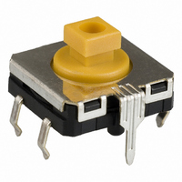 Pushbutton Switch,STRAIGHT,SPST,OFF-(ON),PC TAIL W/RETNN Terminal,PCB Hole Count:7