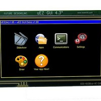 Display Modules & Development Tools uEZ GUI LPC2478 Dev 4.3 WQVGA Touch LCD
