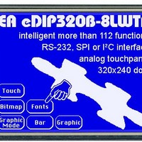 LCD Graphic Display Modules & Accessories Blue/White Contrast With Touch Screen