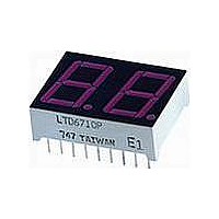 LED Displays RED 657NM 20MA 2 DIGIT 7 SEGMENT