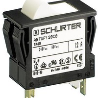 Circuit Breakers TA45 BLK ROCKER 5.0A
