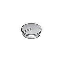 Knobs & Dials Grey Cap-Black Spot 15mm Knob