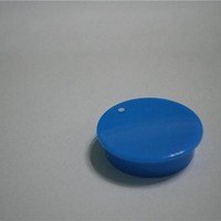 Knobs & Dials Blue Cap-Wht Spot 21mm Knob