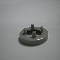 Knobs & Dials Grey Nut Cover-Plain 15mm Knob