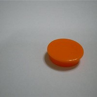 Knobs & Dials Orange Cap-Plain 21mm Knob