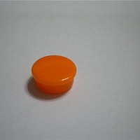 Knobs & Dials Orange Cap-Plain 15mm Knob