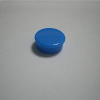 Knobs & Dials Blue Cap-Plain 15mm Knob