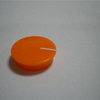 Knobs & Dials Orange Cap-Wht Line 21mm Knob