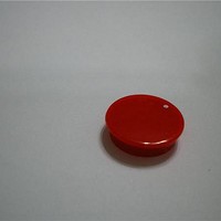 Knobs & Dials Red Cap-Wht Spot 21mm Knob